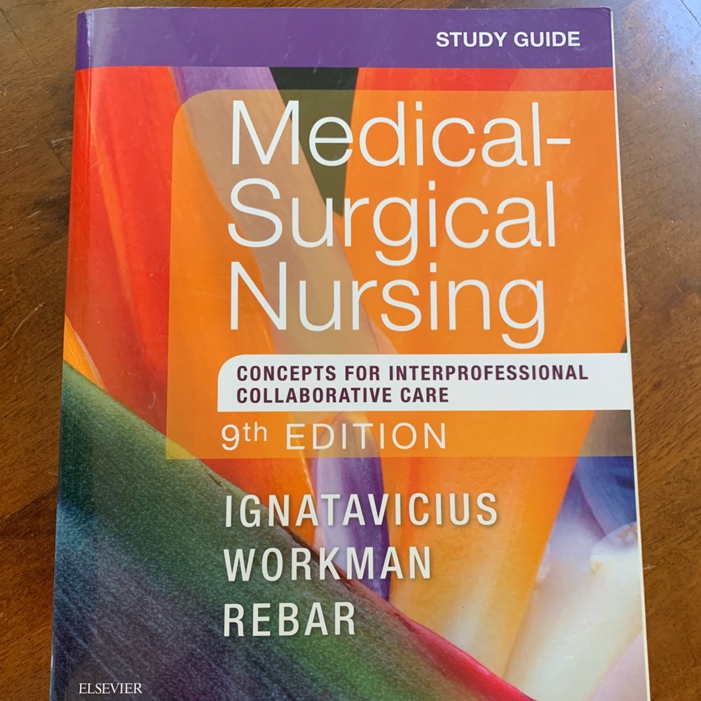 Medical Surgical Nursing Textbook -Study questions
